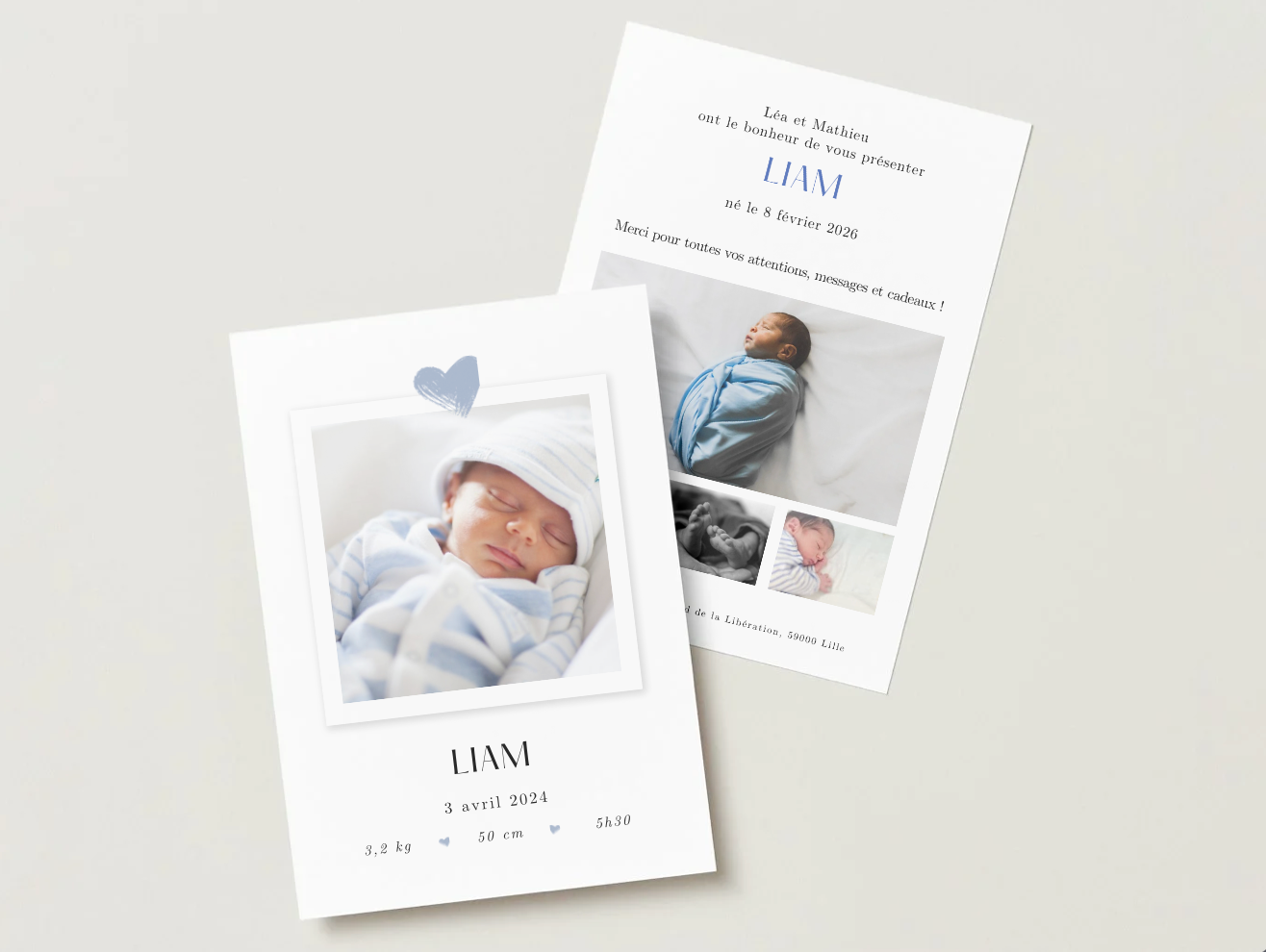 Faire-part de naissance