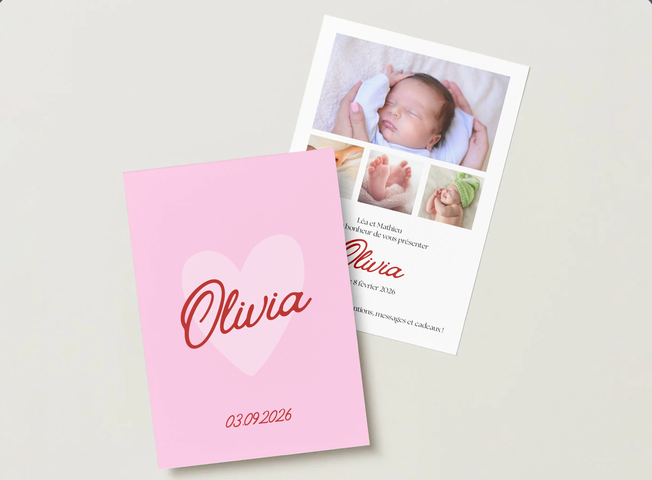 Faire-part de naissance