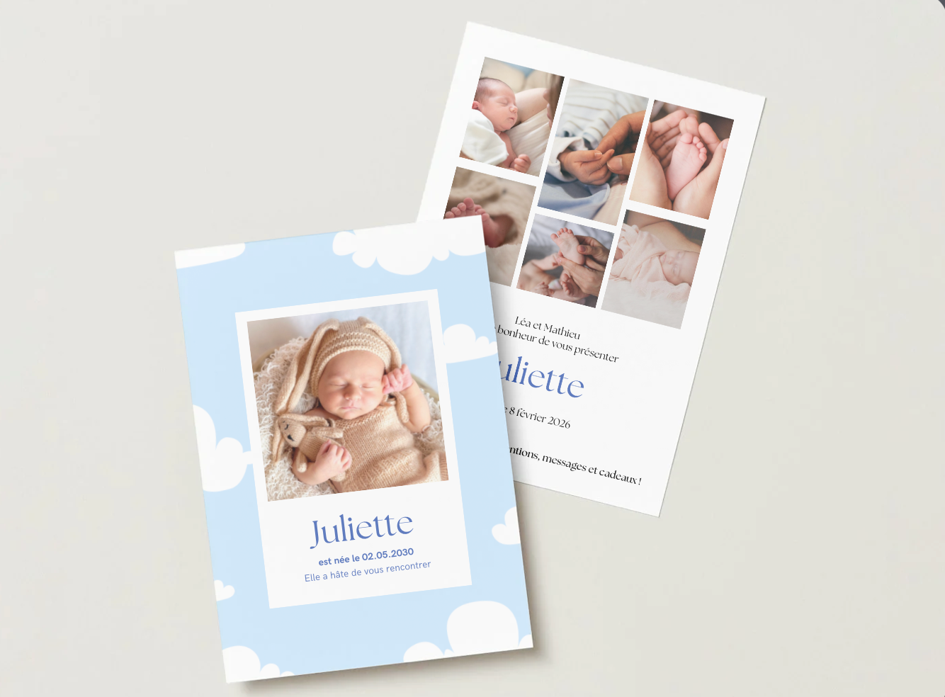 Faire-part de naissance