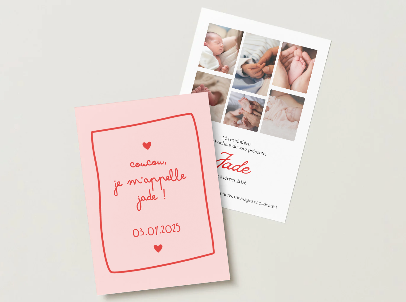 Faire-part de naissance