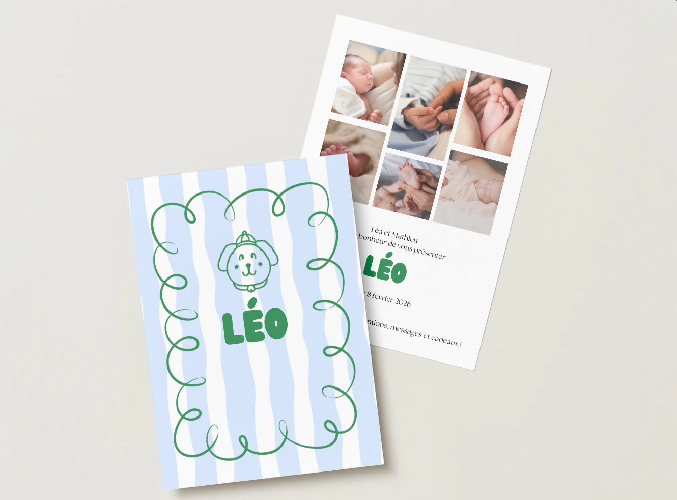 Faire-part de naissance