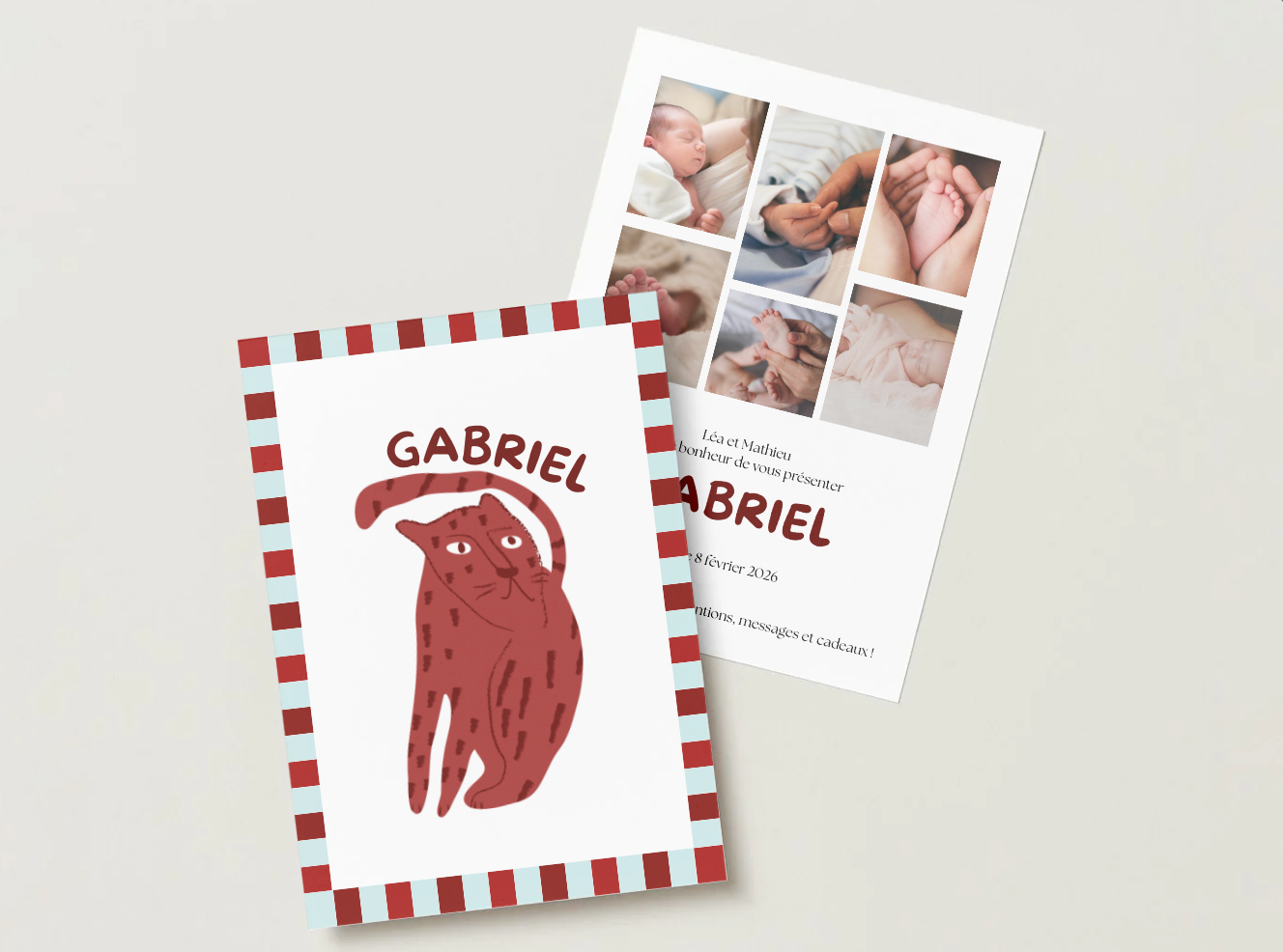 Faire-part de naissance