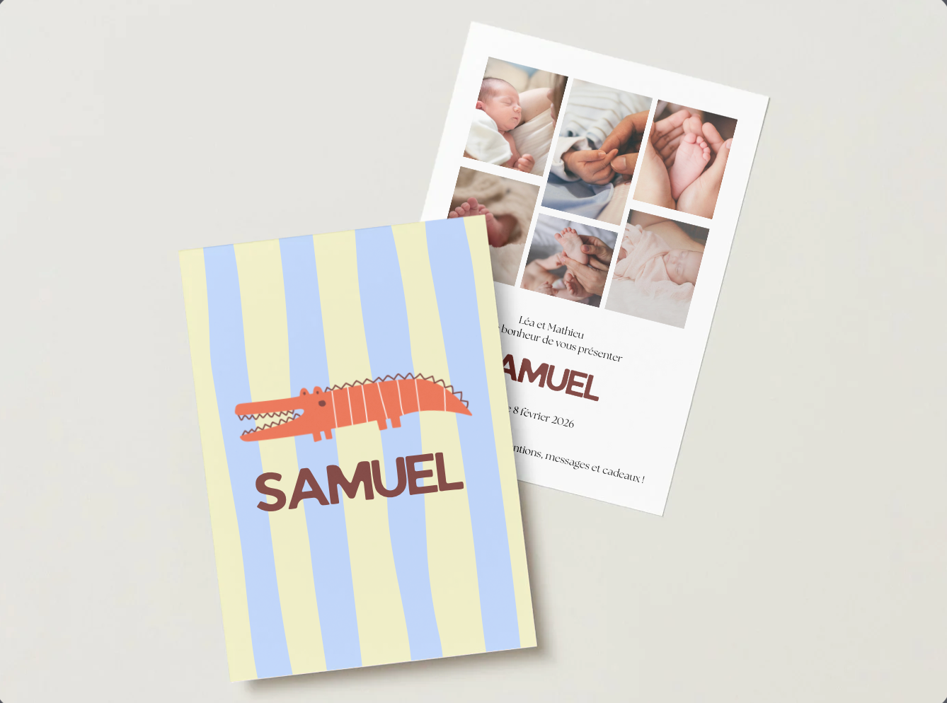 Faire-part de naissance