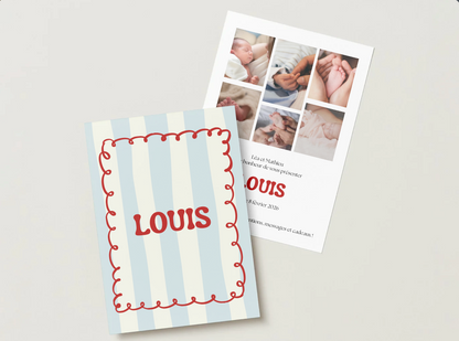 Faire-part de naissance