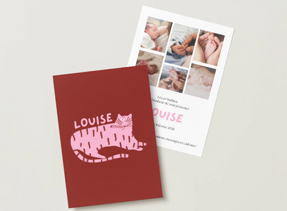 Faire-part de naissance