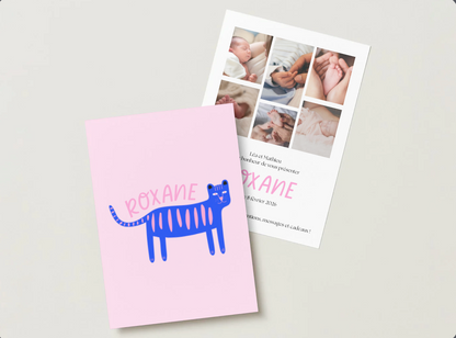 Faire-part de naissance