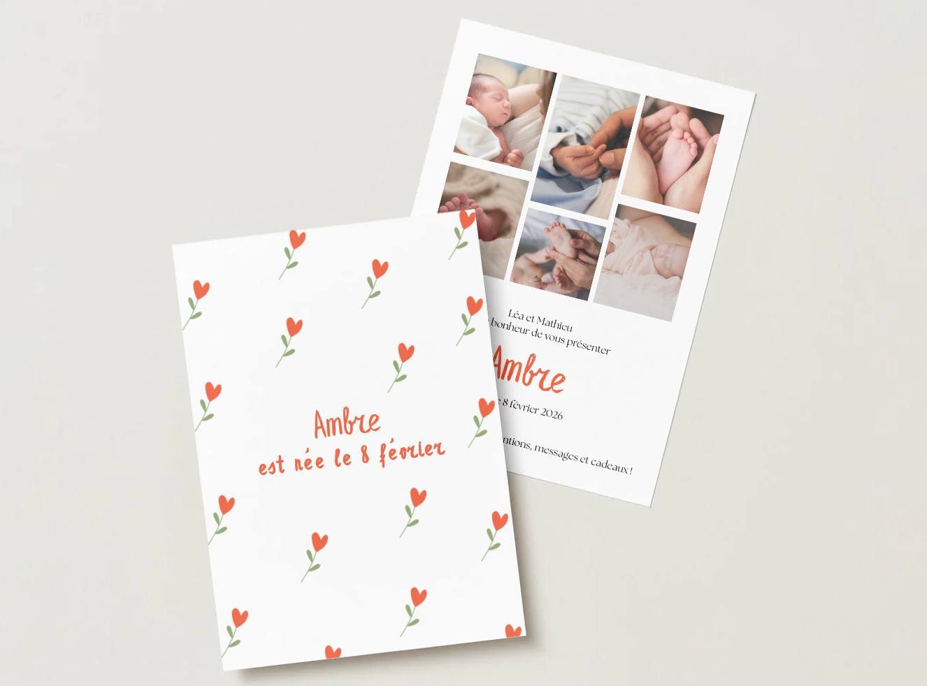 Faire-part de naissance