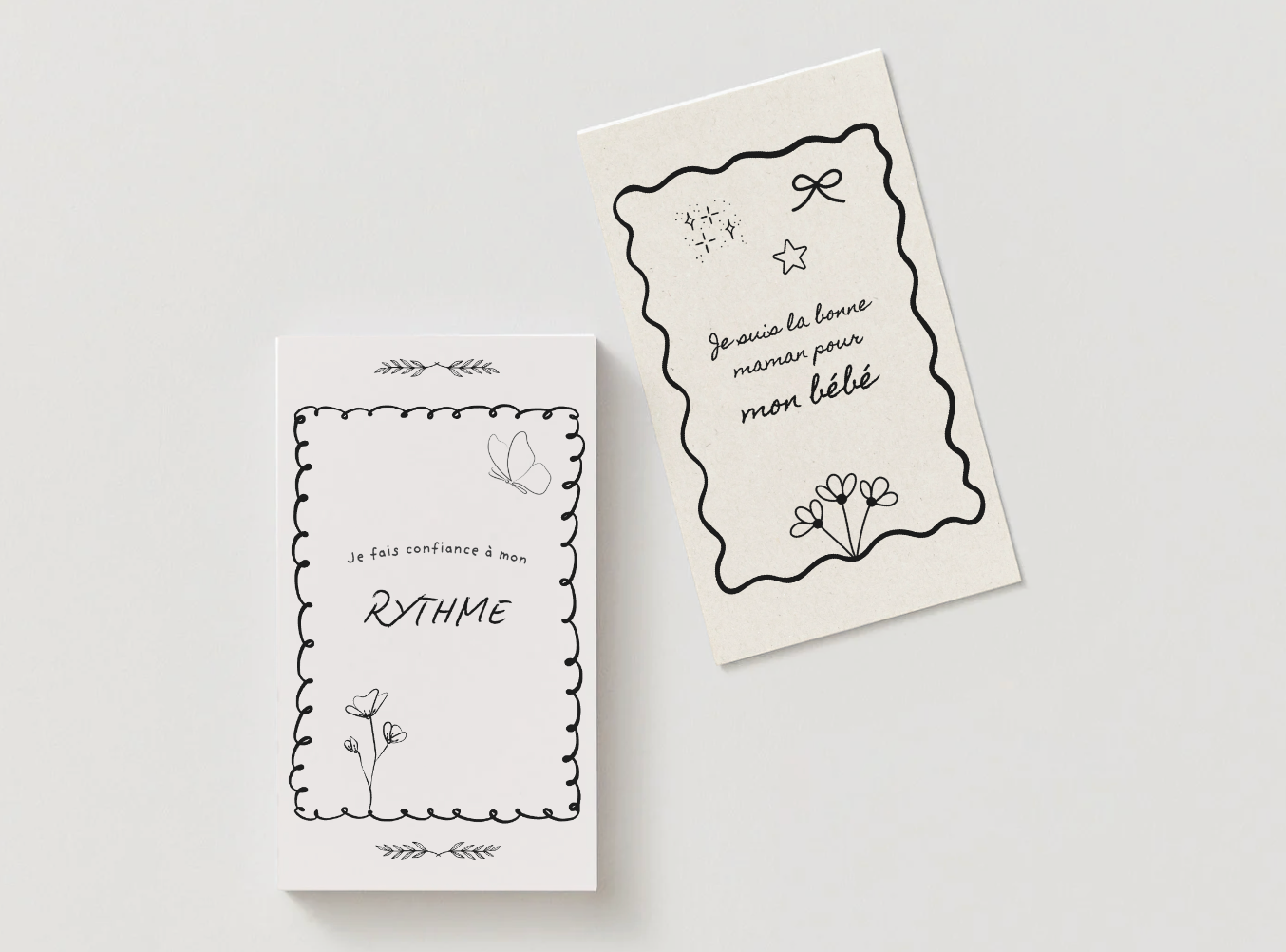 Cartes d'affirmation positives