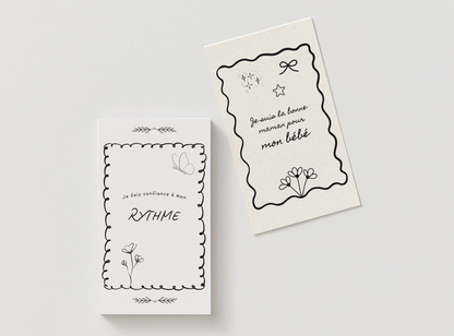 Cartes d'affirmation positives