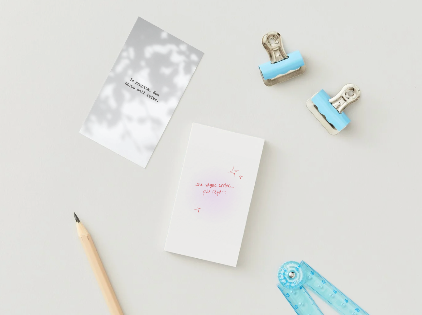 Cartes d'affirmation positives