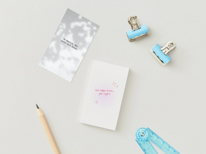 Cartes d'affirmation positives