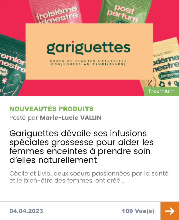Article Gariguettes dans FoodInnov