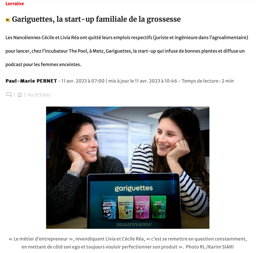 Article Gariguettes Républicain Lorrain