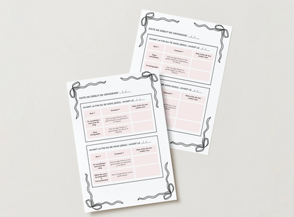 Planning de grossesse